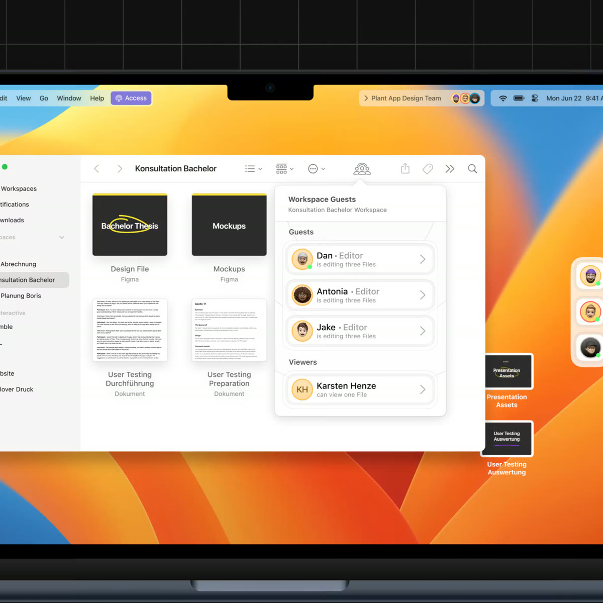 macOS Workspaces